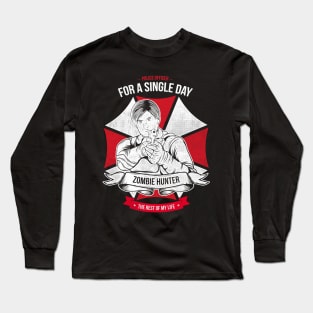 Zombie Hunter Long Sleeve T-Shirt